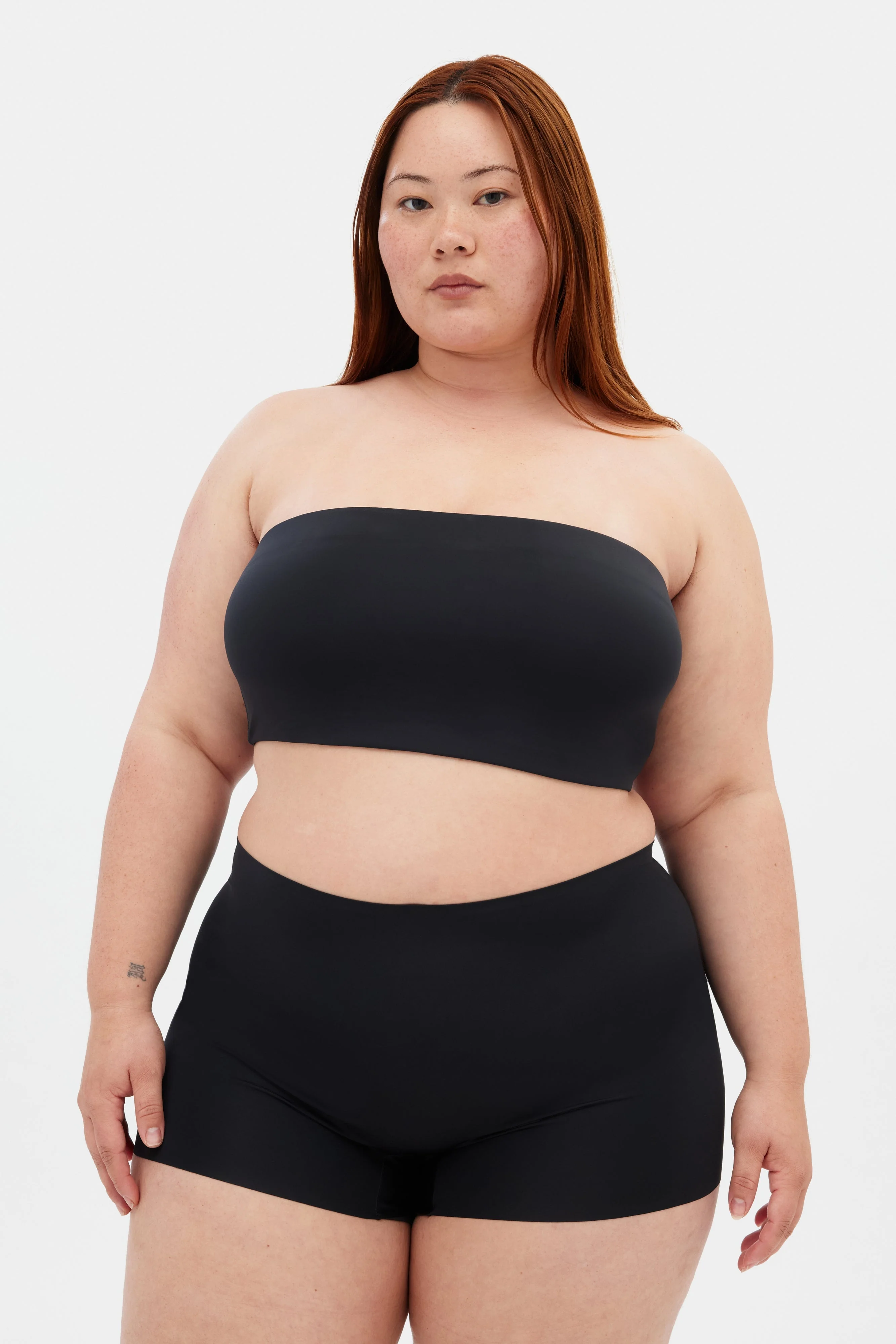 Black Bandeau Bra - Image 2