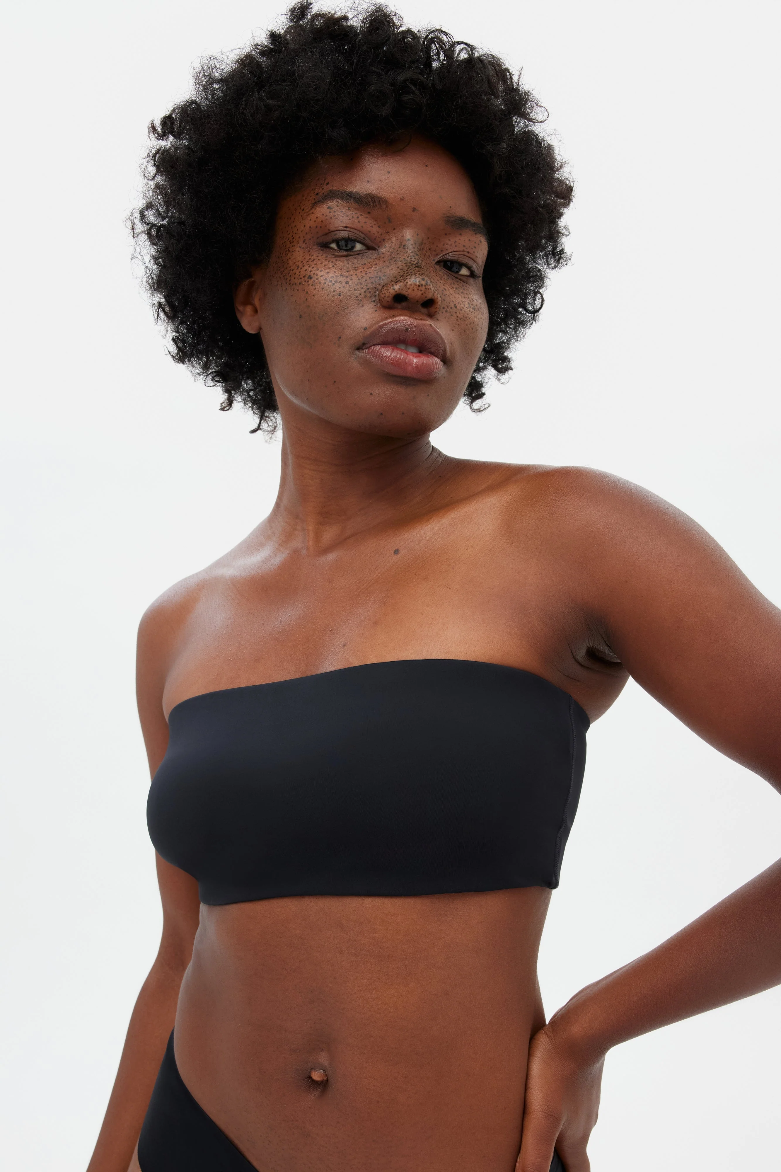 Black Bandeau Bra - Image 7