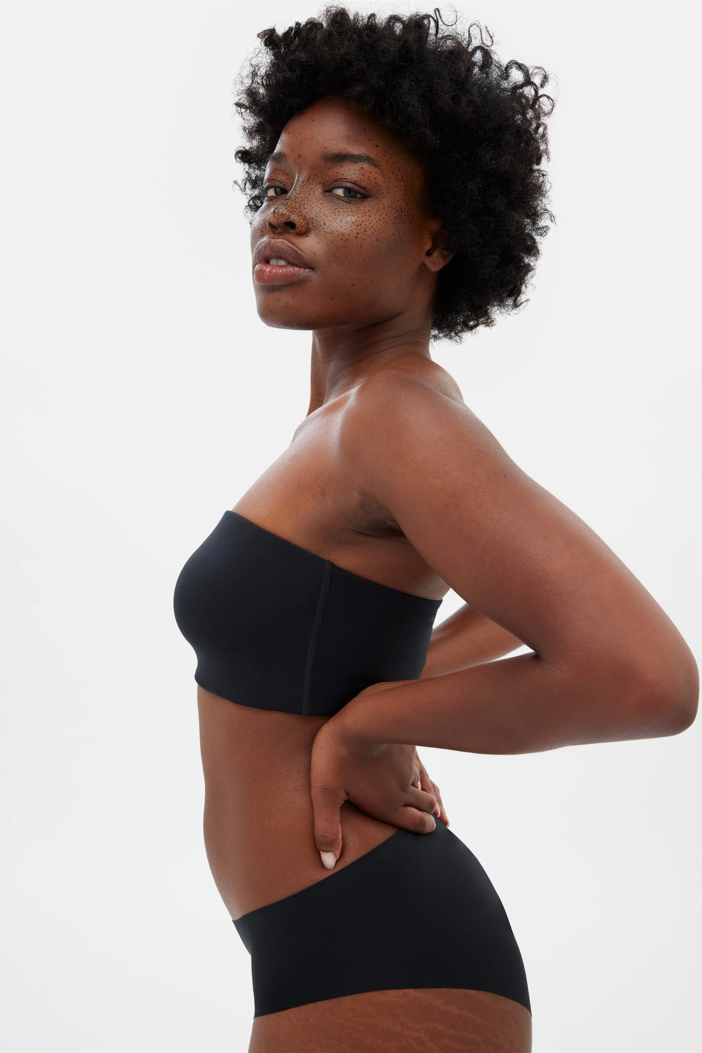 Black Bandeau Bra - Image 8