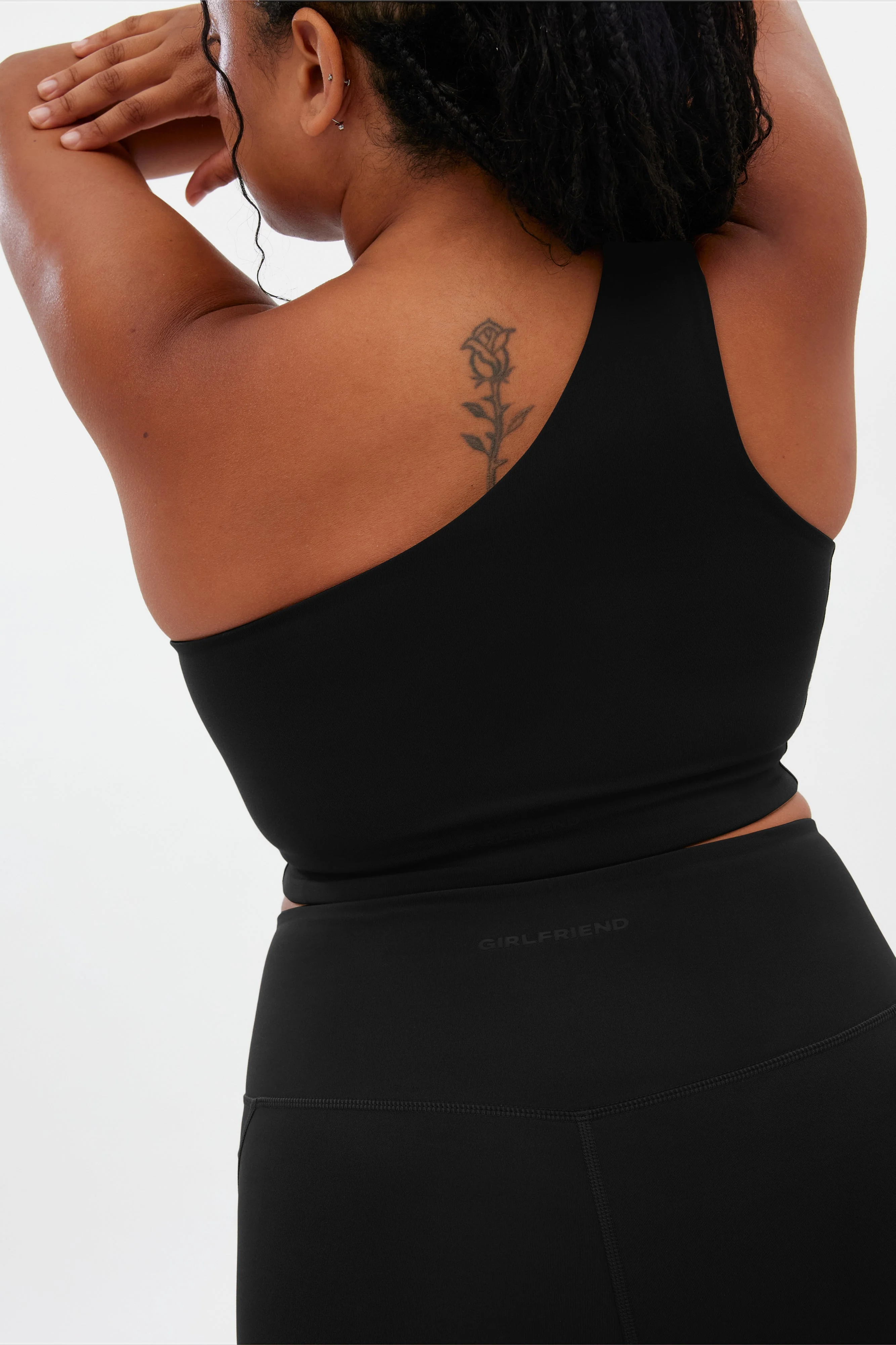 Black Bianca One Shoulder Bra - Image 5