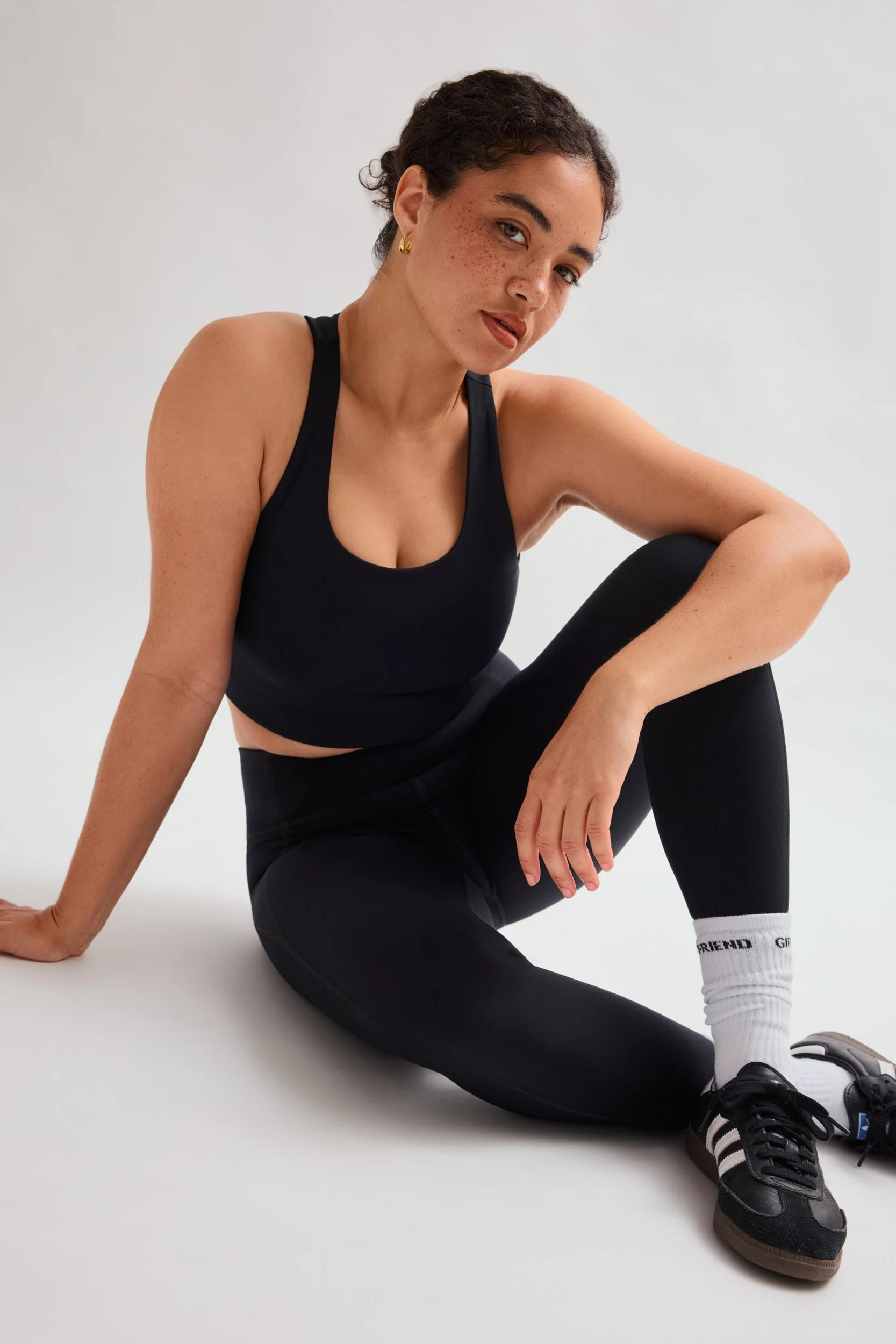 Black Compressive High-Rise Legging - Image 9