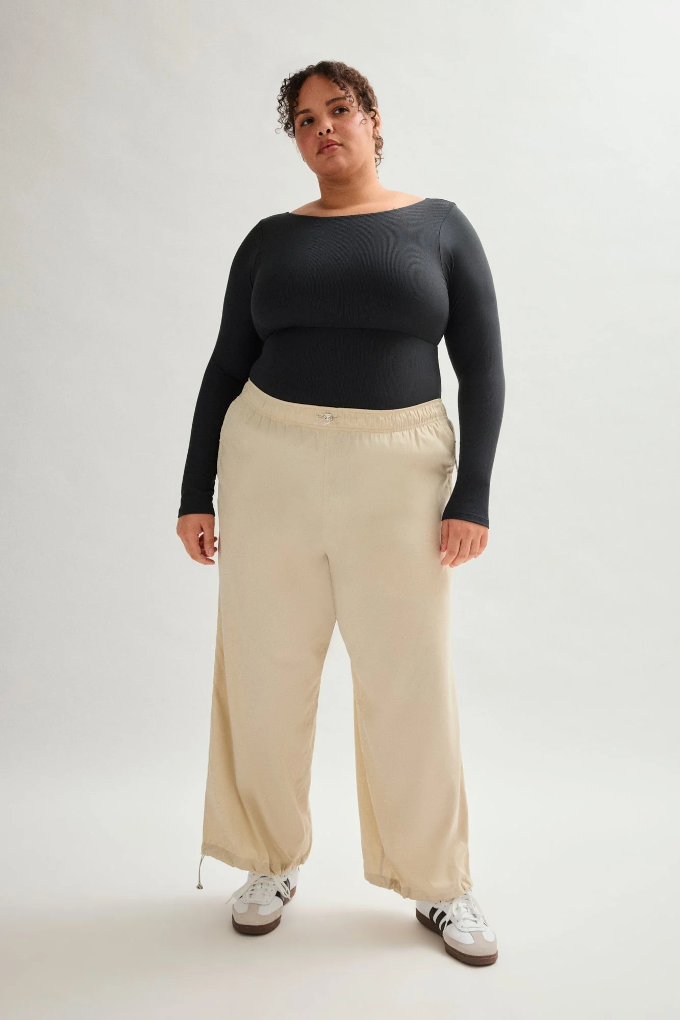 Black Elena Long Sleeve Bodysuit - Image 5