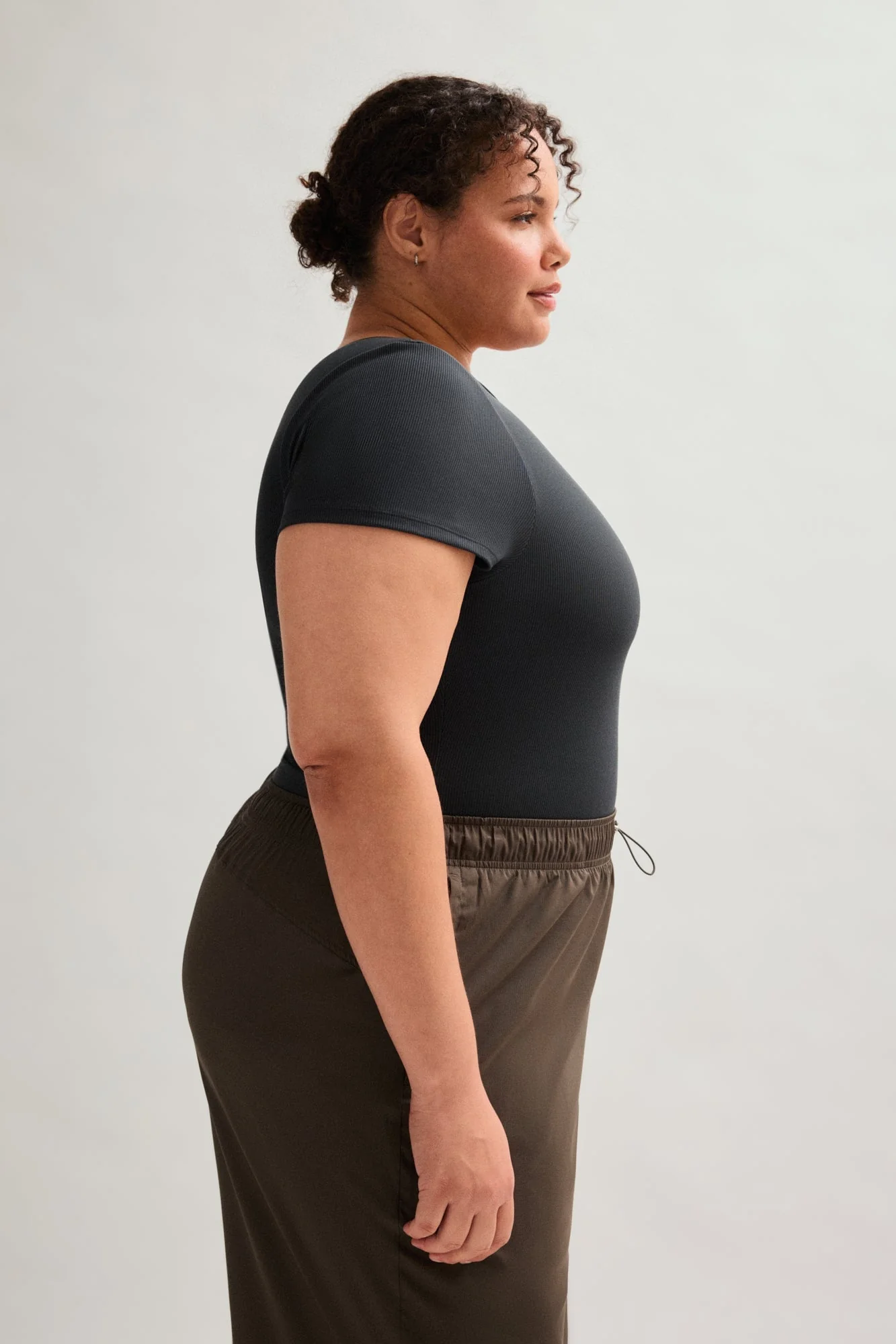 Black Katie Crew Bodysuit - Image 11