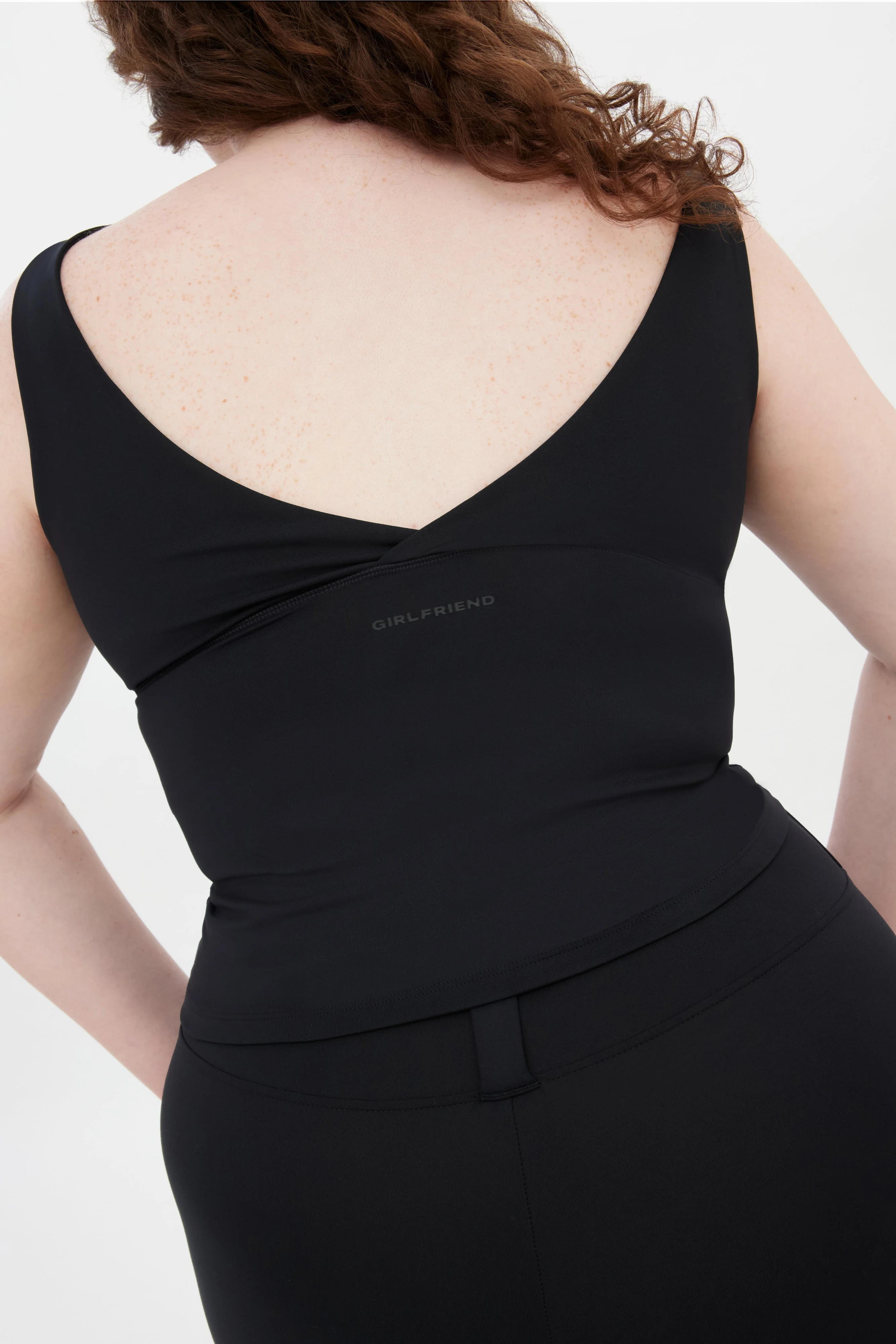 Black Meredith Bow Tank - Image 10