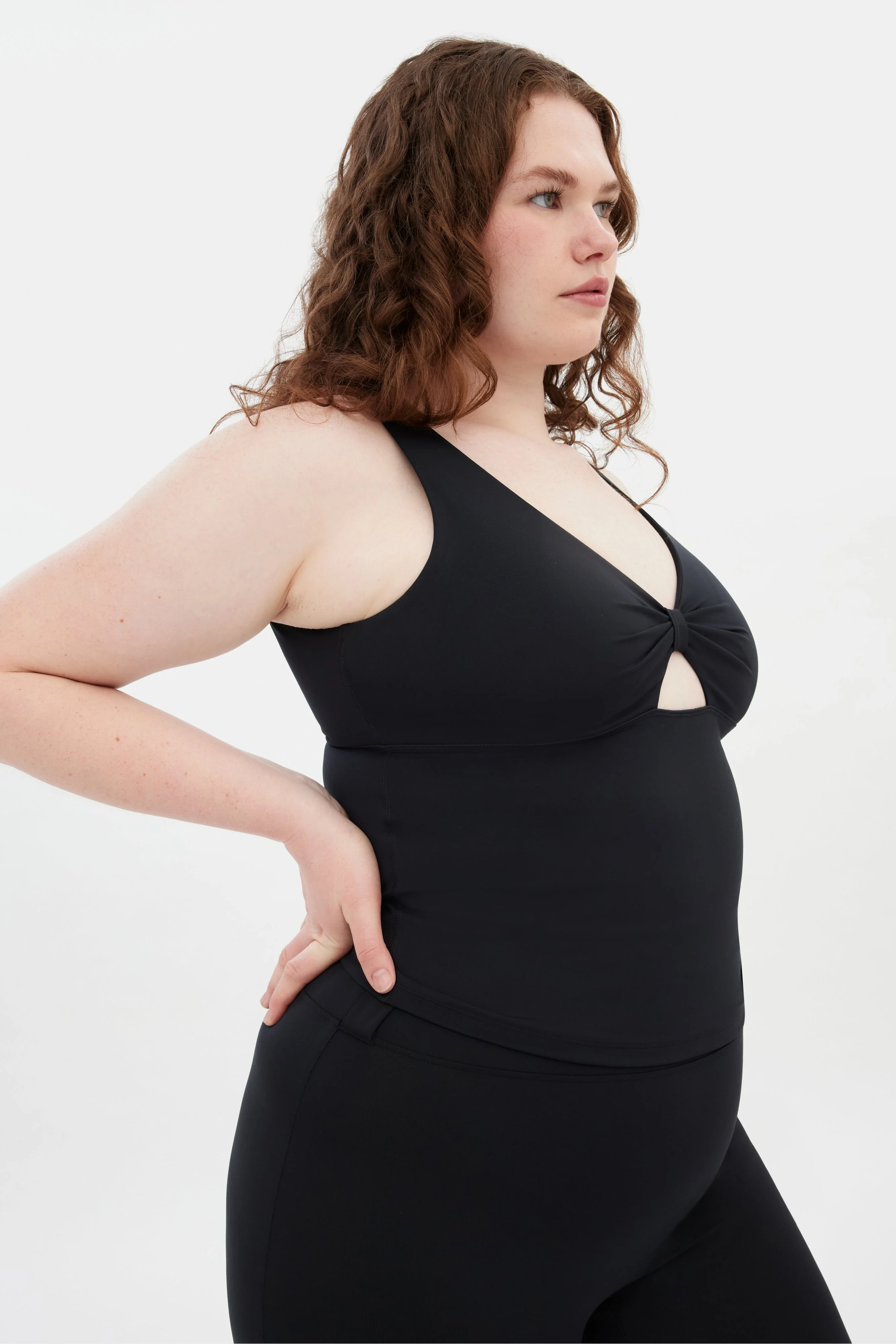Black Meredith Bow Tank - Image 7
