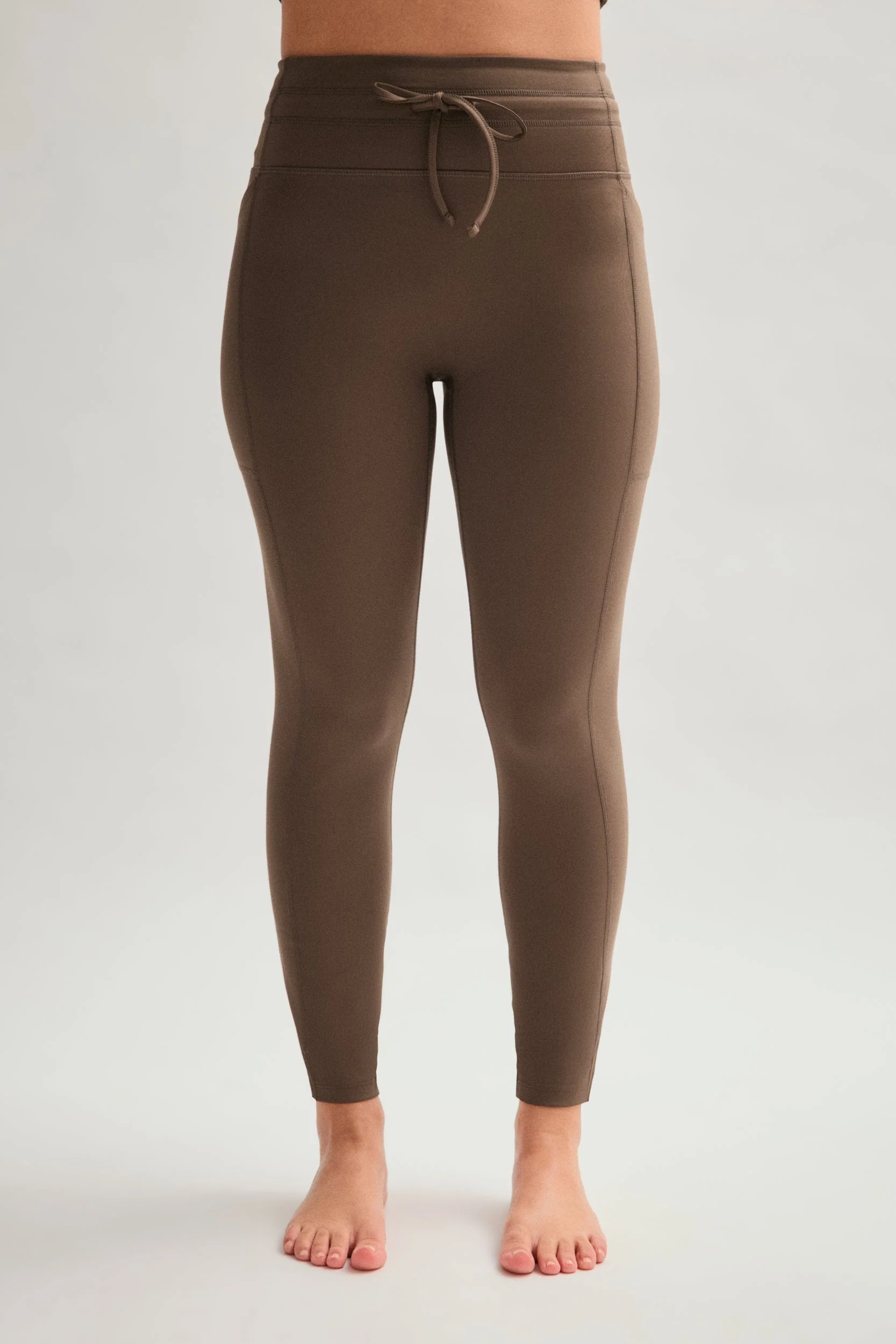 Café Compressive Drawstring Pocket Legging - Image 6