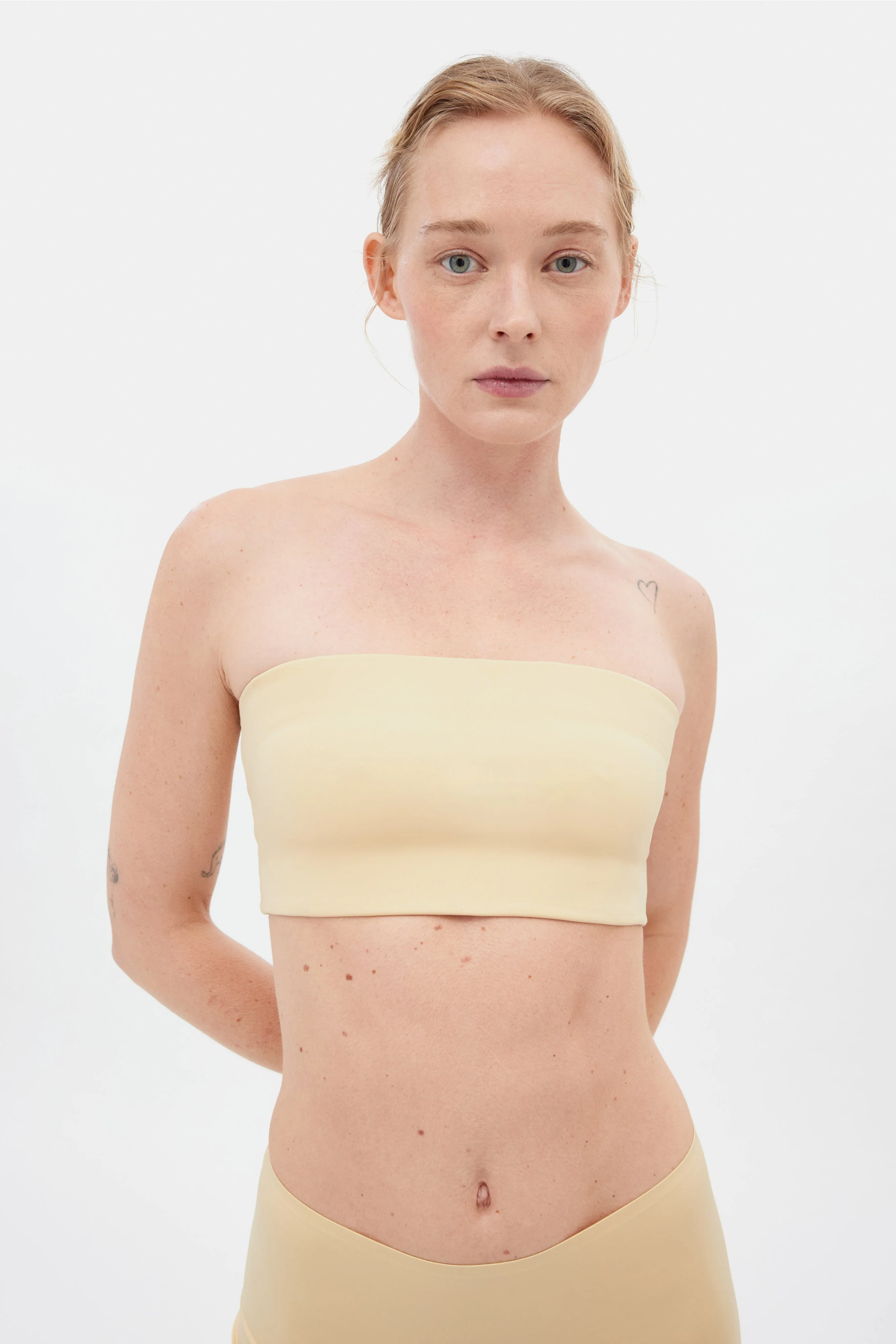 Silk Bandeau Bra - Image 2