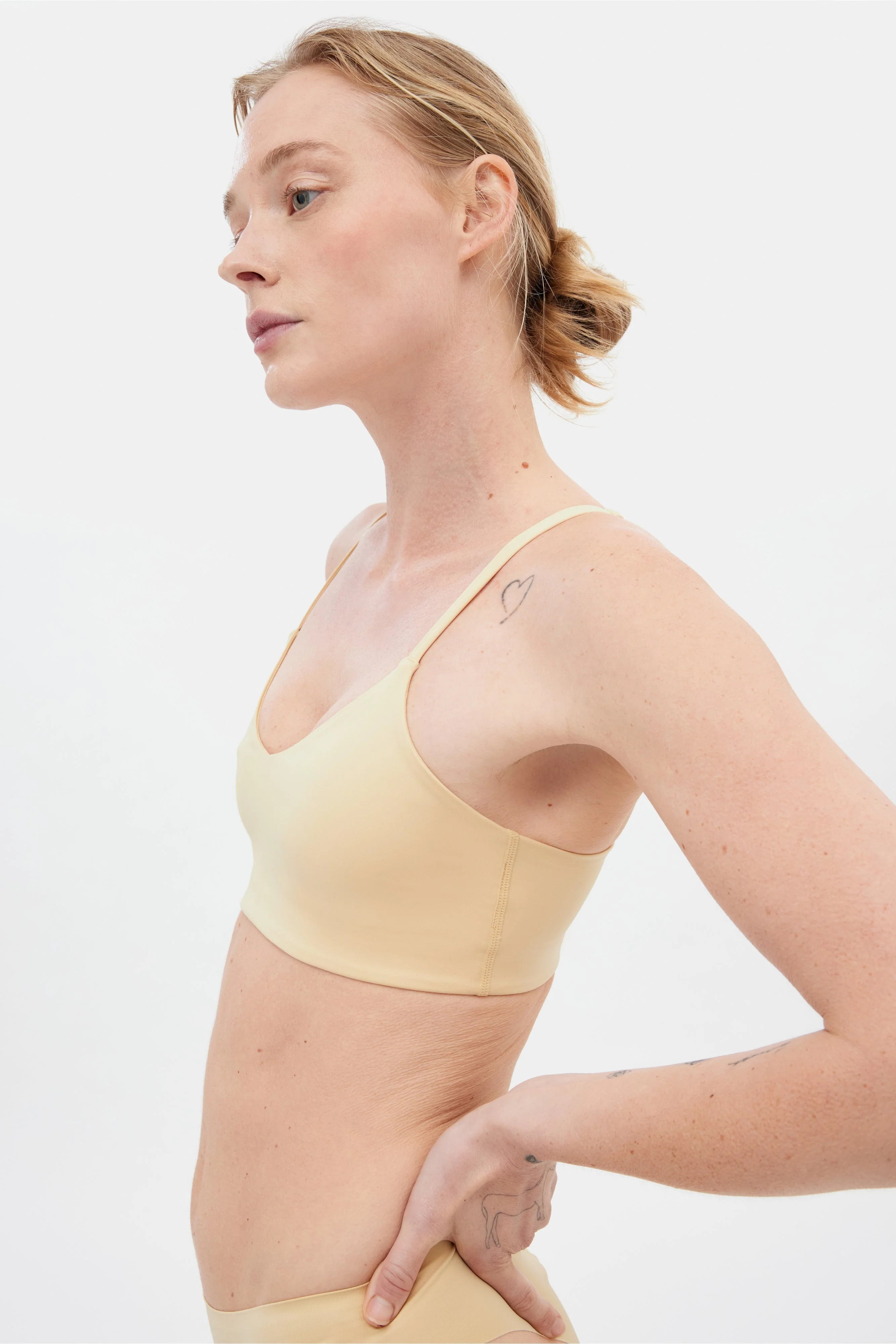 Silk V Neck Bralette - Image 4