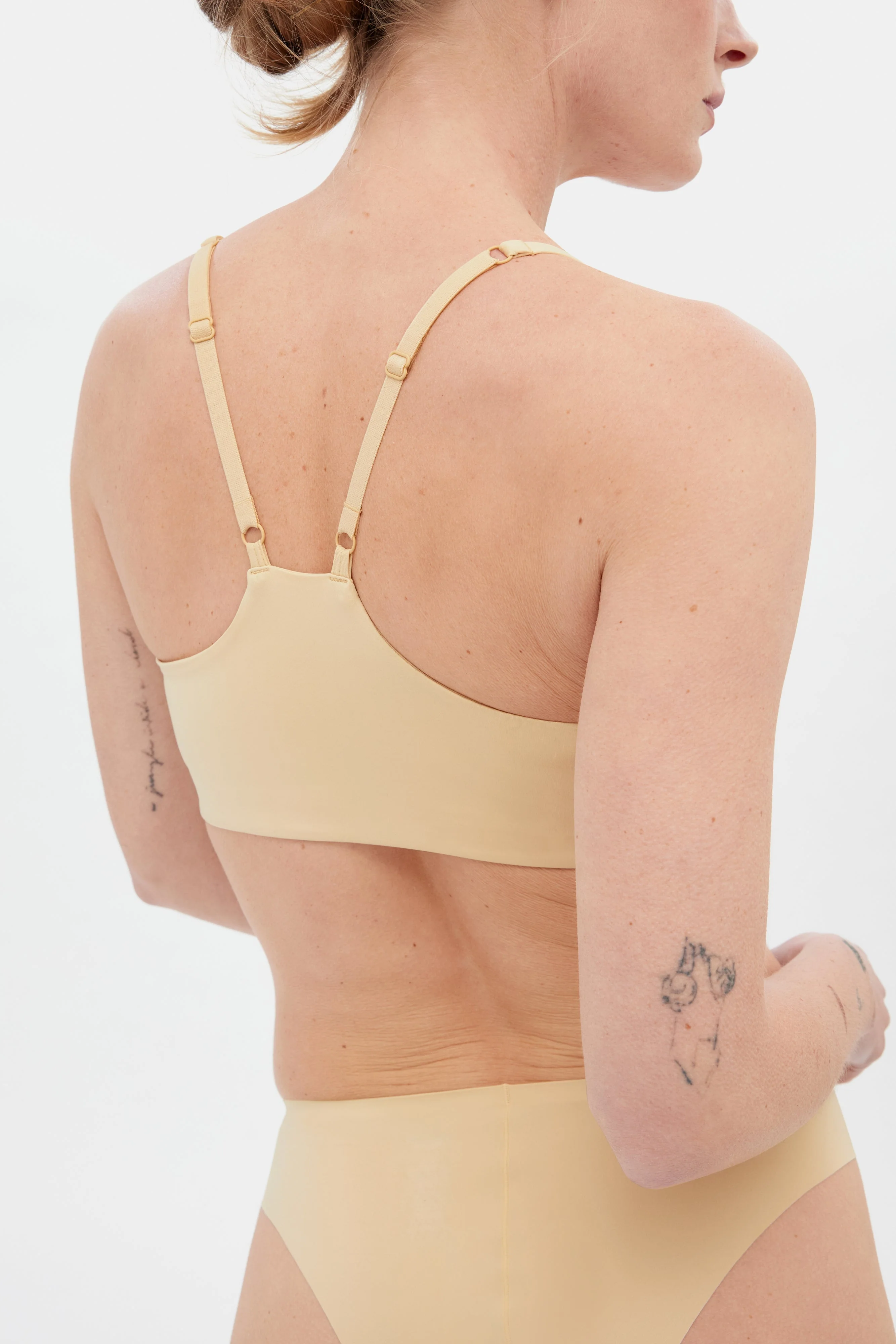 Silk V Neck Bralette - Image 5