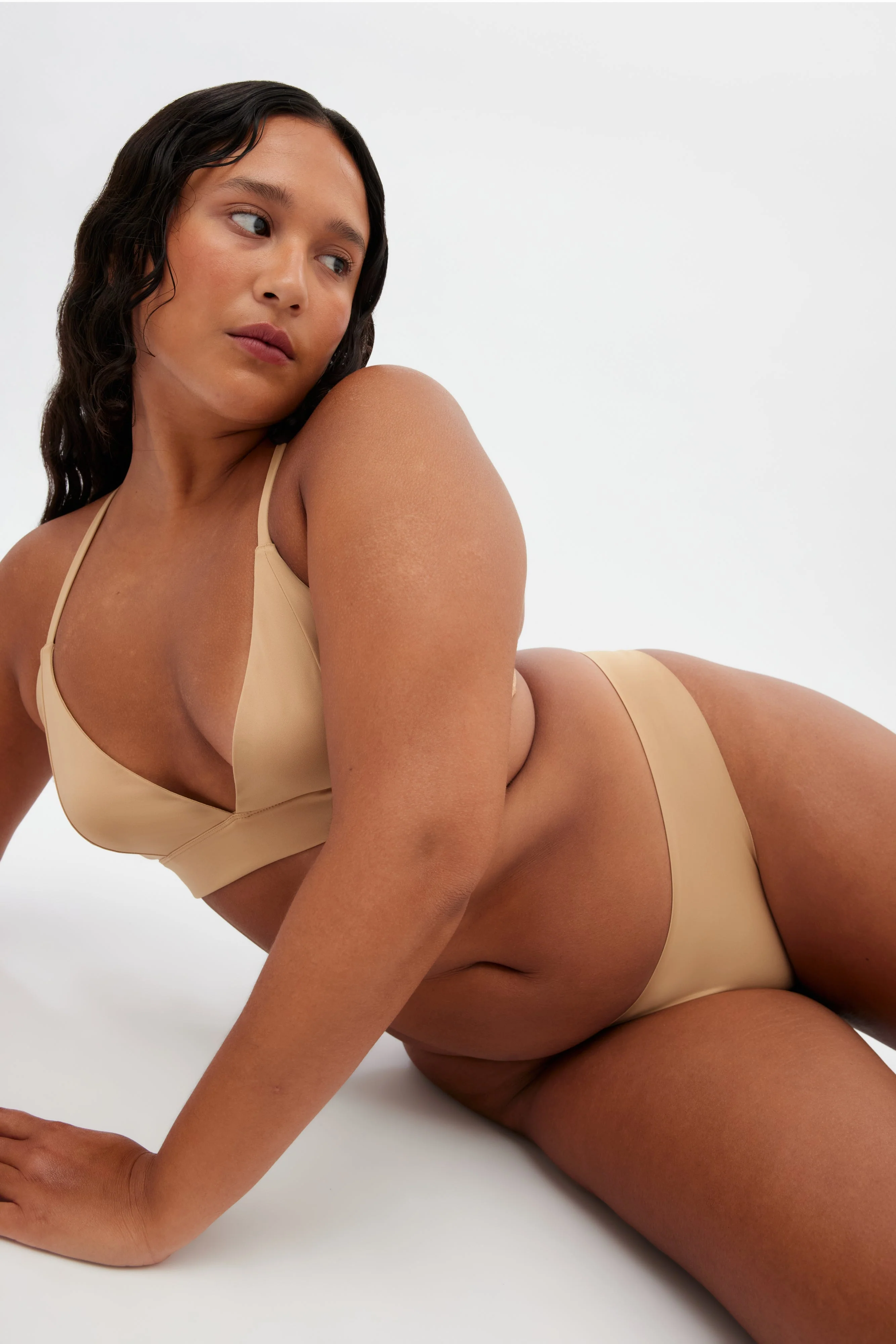 Suede Triangle Bralette - Image 5
