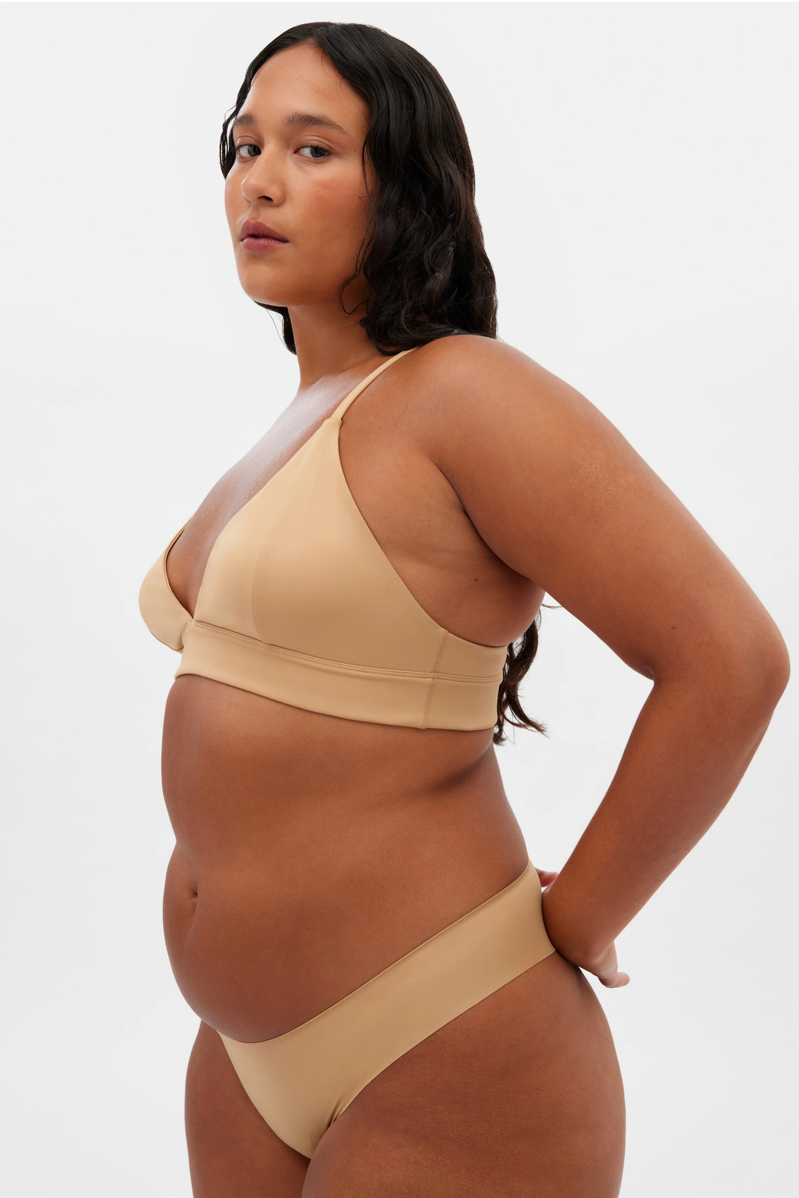Suede Triangle Bralette - Image 6