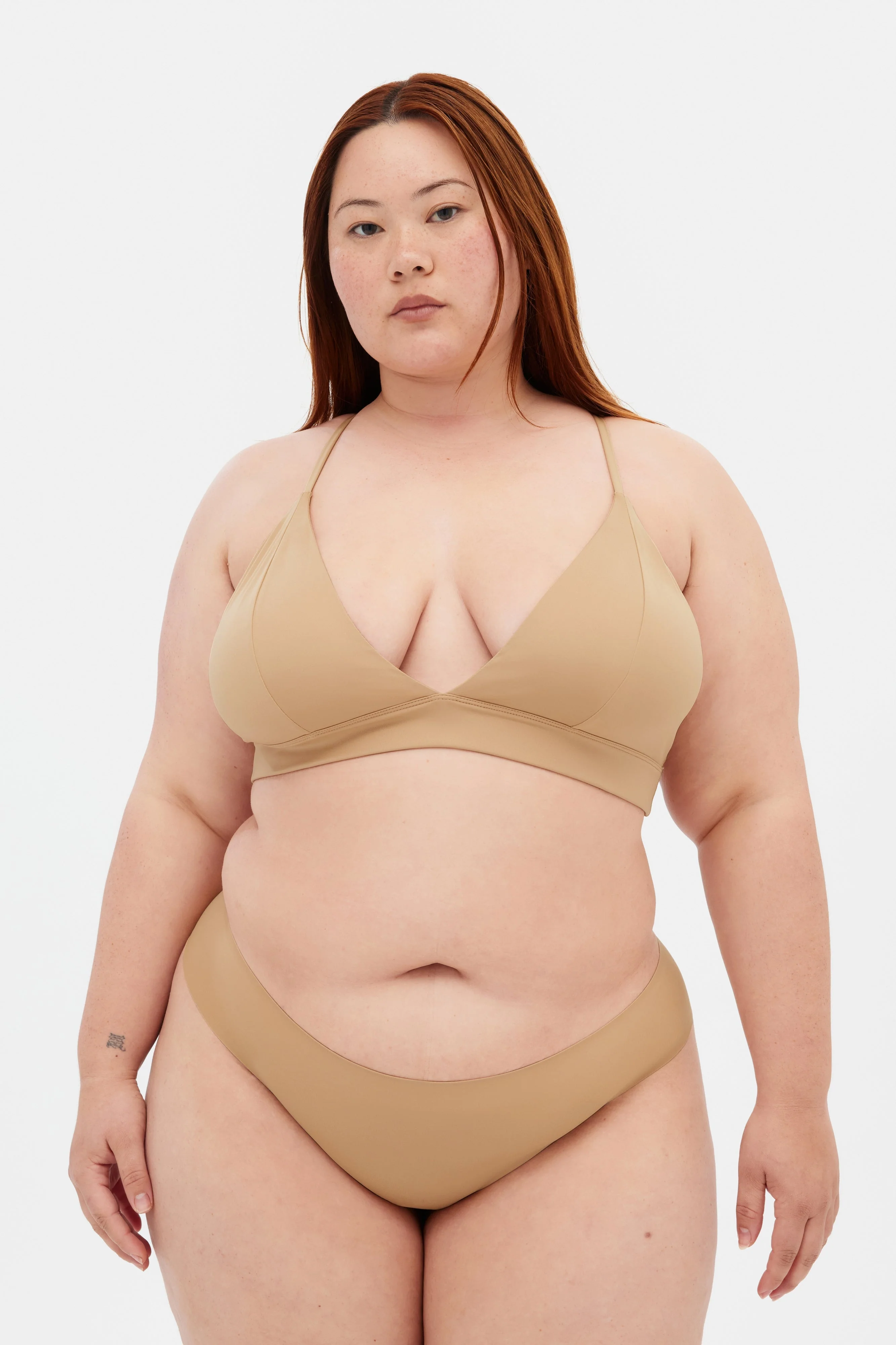 Suede Triangle Bralette - Image 7