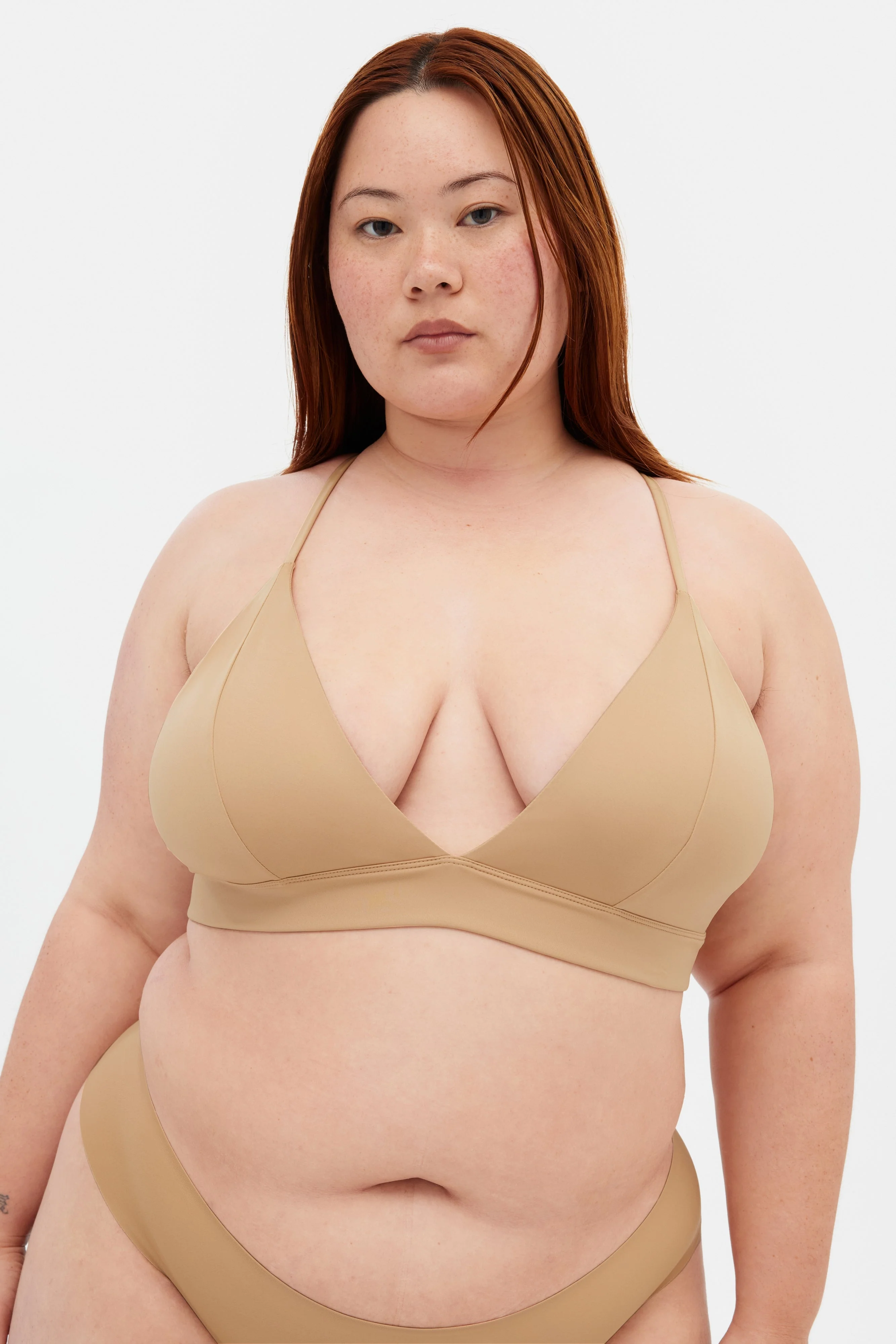 Suede Triangle Bralette - Image 8
