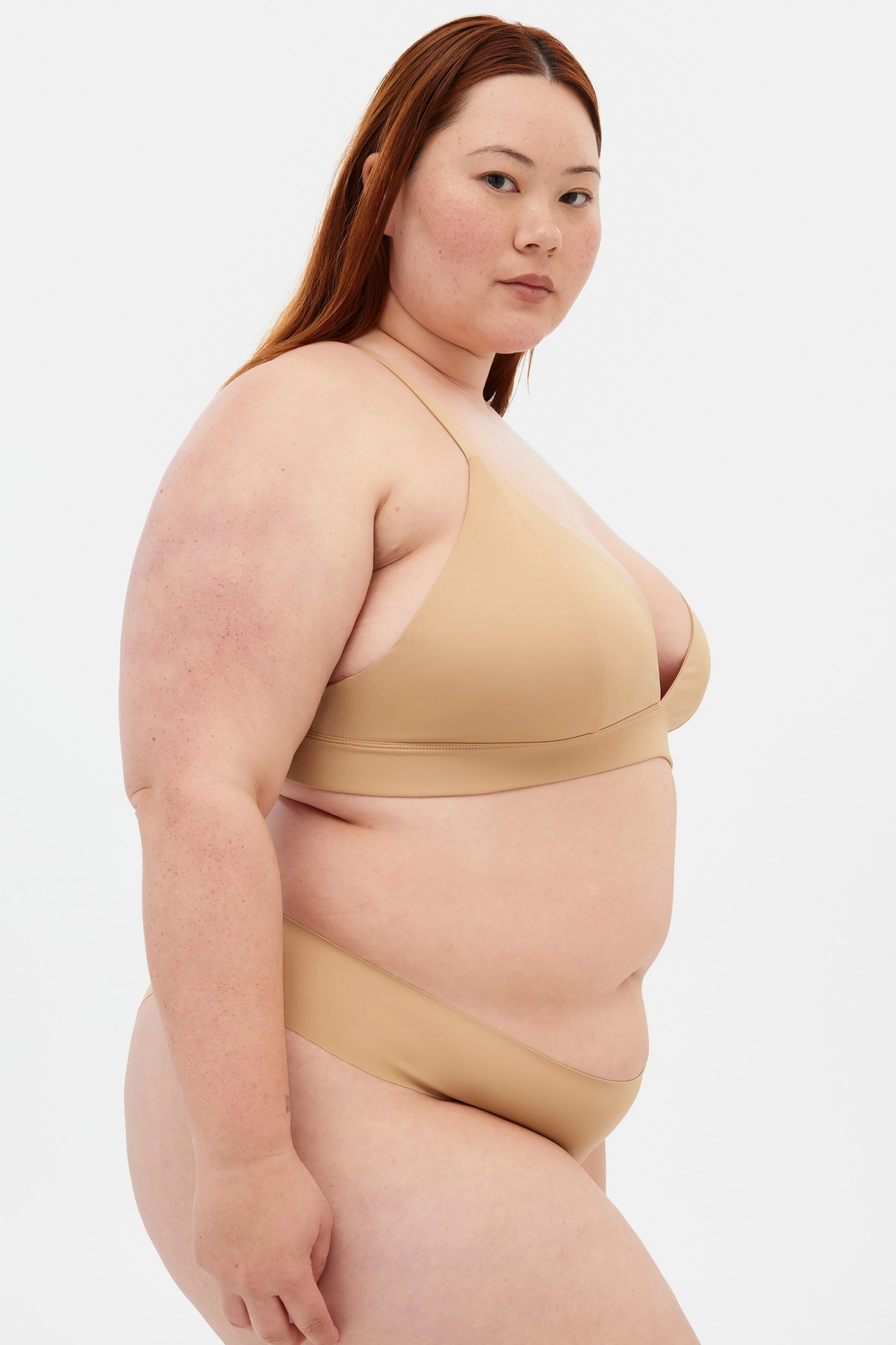 Suede Triangle Bralette - Image 9